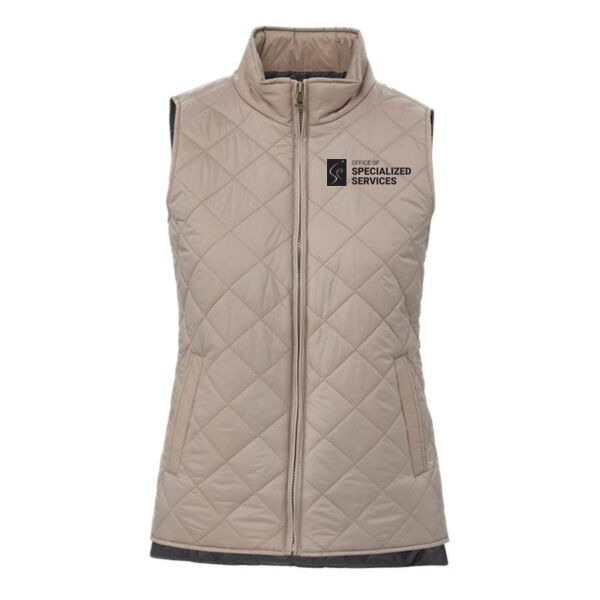 Weatherproof - Women's Vintage Diamond Quilted Vest - Embroidered Logo Thumbnail