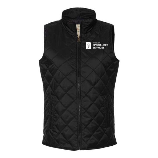 Weatherproof - Women's Vintage Diamond Quilted Vest - Embroidered Logo Thumbnail