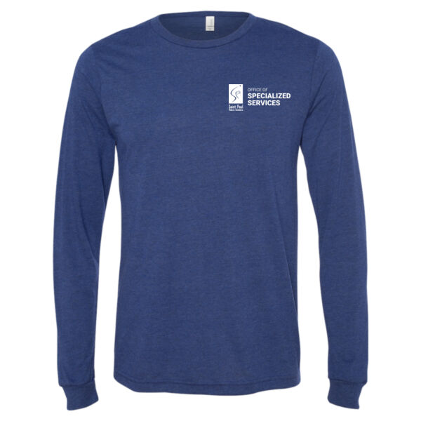 BELLA + CANVAS - Unisex Triblend Long Sleeve Tee - Printed Logo Thumbnail