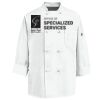 Eight Knot Button Chef Coat with Thermometer Pocket Thumbnail