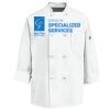 Eight Knot Button Chef Coat with Thermometer Pocket Thumbnail