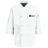 Eight Pearl Button Chef Coat with Thermometer Pocket Thumbnail