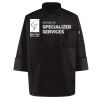 Black Knot Button Chef Coat Thumbnail
