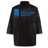 Black Knot Button Chef Coat Thumbnail